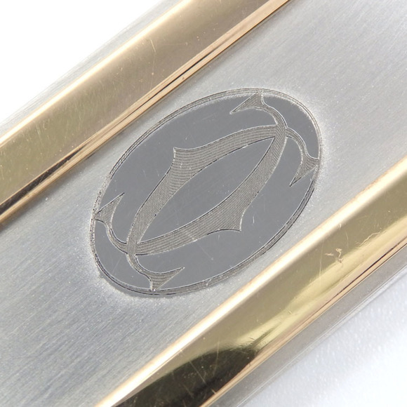 Cartier Santos de Money Clip Men's Silver Gold SS GP Bill Scissors - Picture 2 of 5